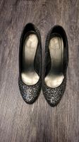 Pumps / High Heels / Schuhe Damen Schwarz Glitzer Gr. 39 Bayern - Oberammergau Vorschau