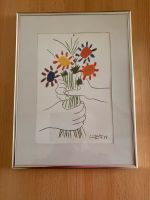 Pablo Picasso Bild Kopie Hände mit Blumenstrauß 1958 signiert Dortmund - Innenstadt-Nord Vorschau