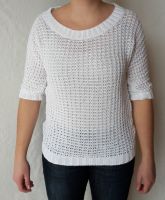 Pullover weiß Strick 3/4 Arm ONLY Größe XS Bayern - Dingolfing Vorschau