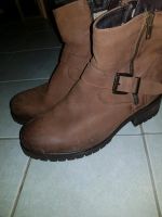 Stiefel Boots Leder cognac 41 Berlin - Köpenick Vorschau