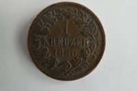 Münze, 1 Kreuzer von 1860, Baden Baden-Württemberg - Konstanz Vorschau