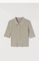 Shirt pullover H&M Rippstrick XS beige grau greige 76% Viskose Frankfurt am Main - Nordend Vorschau