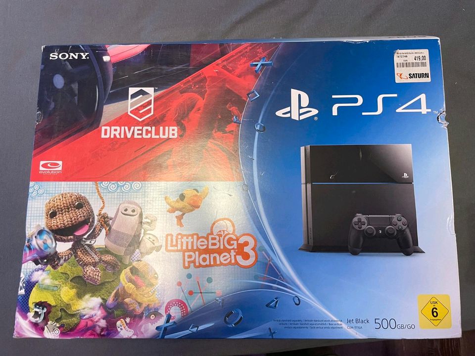 Playstation 4, 500GB Speicherplatz inkl Driveclub in Ellerstadt