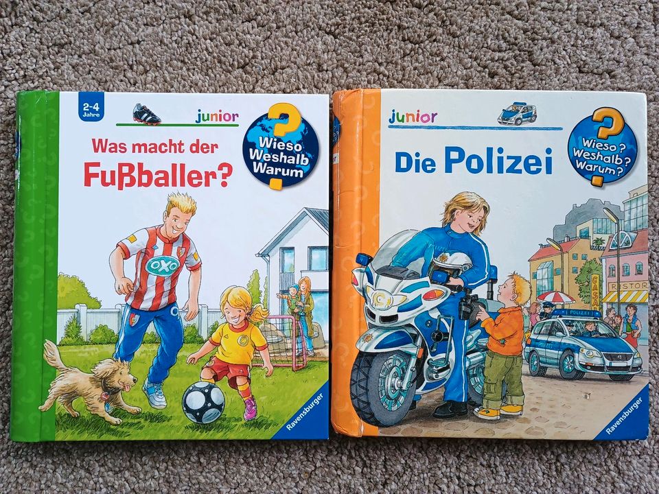 2 Bücher Wieso, weshalb, warum Junior in Nindorf