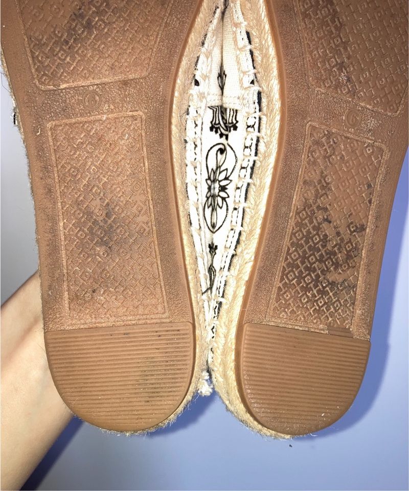 Tory Burch Espadrilles neuwertig Textil Leather 6M 36,5 in Berlin