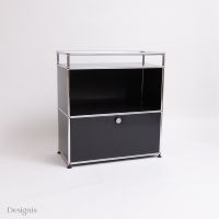 USM Haller Sideboard 2 Felder, Glasplatte, Schwarz, 700€* Nordrhein-Westfalen - Brühl Vorschau