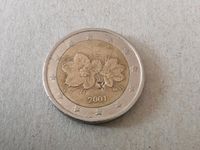 2 Euro Münze Finnland 2001 mit kleinem K gekennzeichnet! Rheinland-Pfalz - Hermeskeil Vorschau
