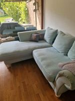 Couch, Wohnlandschaft, Sofa, Eckcouch, Ecksofa, mint, blau Nordrhein-Westfalen - Mettmann Vorschau