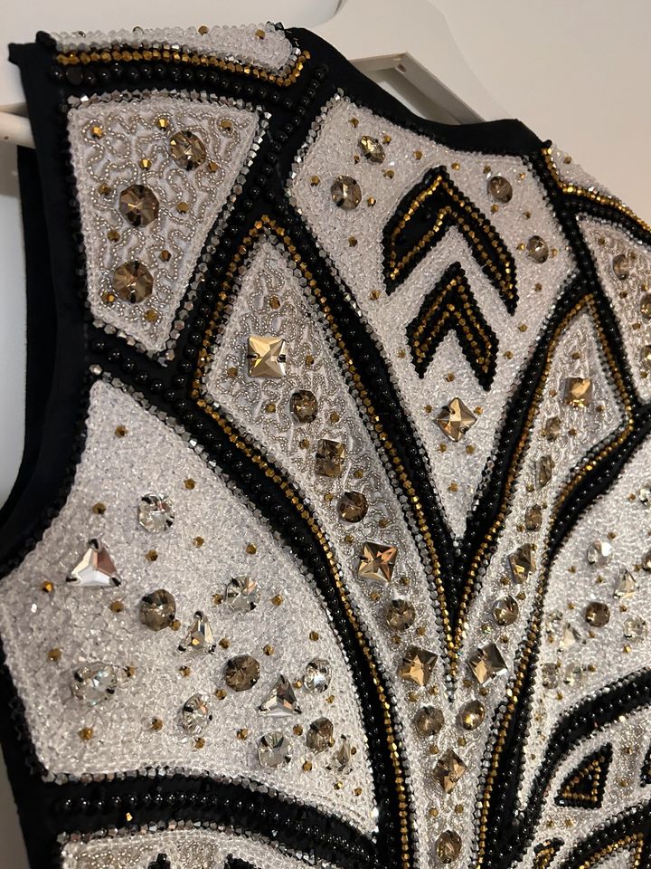 Western Showoutfit Weste Blanket Set gold,silber,schwarz,weiß in Wiesenburg/Mark