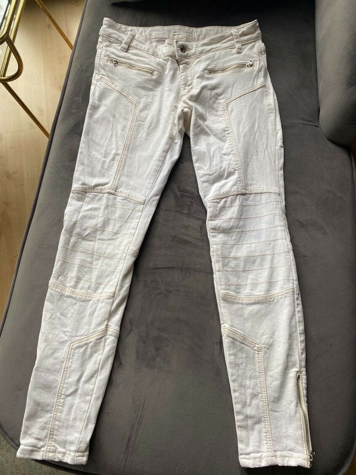 Marc O‘ Polo Jeans, neu, Gr 28, weiß-beige in Rieste