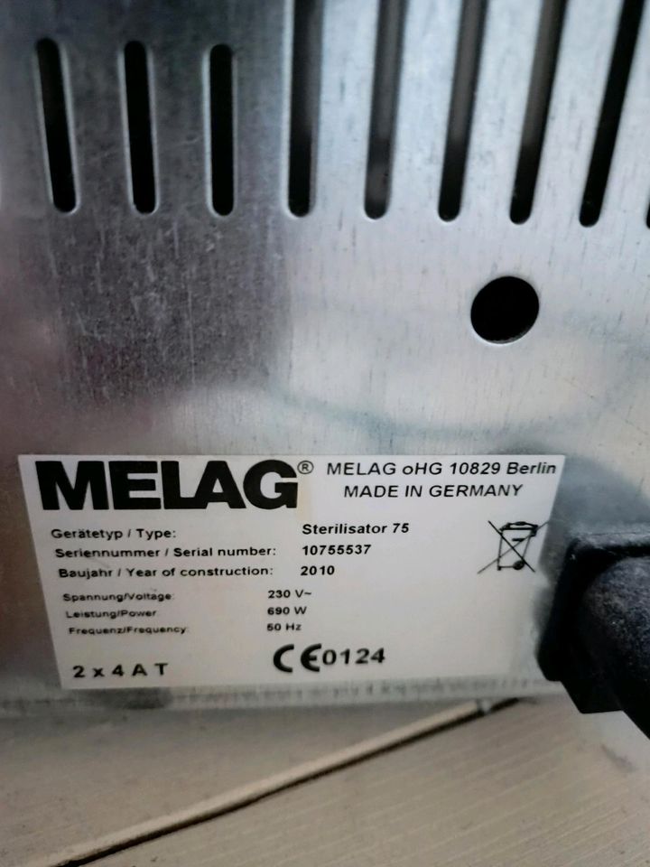 Melag Sterilisator 75 in Obernburg