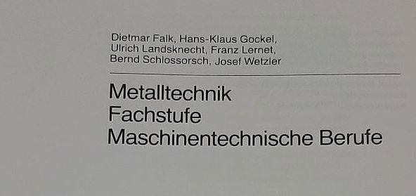 Metalltechnik Maschinentechnische Berufe - Studium / Techniker in Augsburg