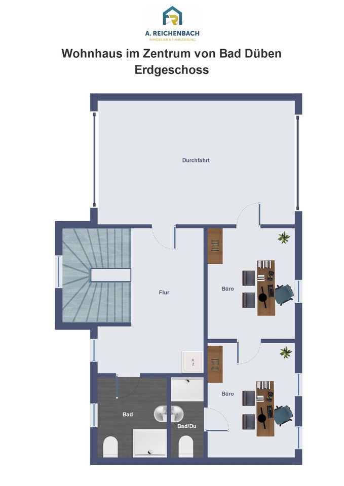 Wohnhaus mit Büro oder ELW im Zentrum von Bad Düben! Ab mtl. 955,00 EUR Rate! in Bad Dueben