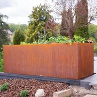 XXL Hochbeet Stahl Edelrost Optimus 240x120x80 cm Beet Garten Frühbeet Pflanzkasten Blumenbeet Pflanzbeet Metall Gemüsebeet Pflanzkasten Blumenkübel Pflanzkübel Container Leipzig - Liebertwolkwitz Vorschau