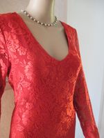 NEU Lace Spitze Cocktail Abend Bodycon Strech Kleid CLASS rot Baden-Württemberg - Bammental Vorschau