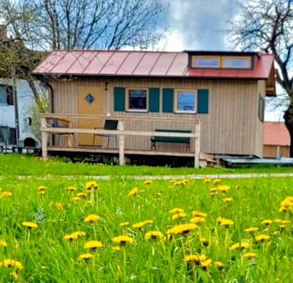 Urlaub im Tiny Haus Probewohnen Tiny House Allgäu in Seeg