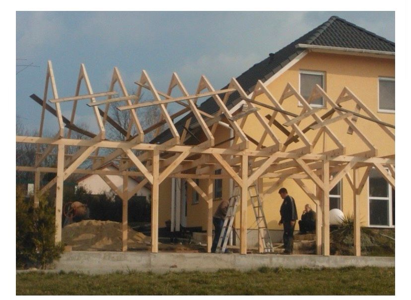 Zaun, Sichtschutz, Carport, Garage, Robinie in Krostitz