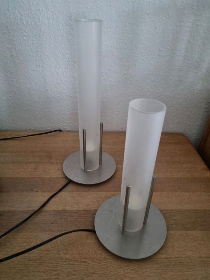 2 x Glasleuten Lampen Licht Dimmer in Waldburg