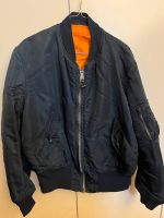 Alpha Industrie Herren Bomber Jacke in Blau Größe L Baden-Württemberg - Mannheim Vorschau