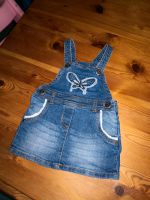 TOP Jeanskleid weich 68 Schmetterling Kleid Rüschen Herzen Hamburg-Mitte - Finkenwerder Vorschau