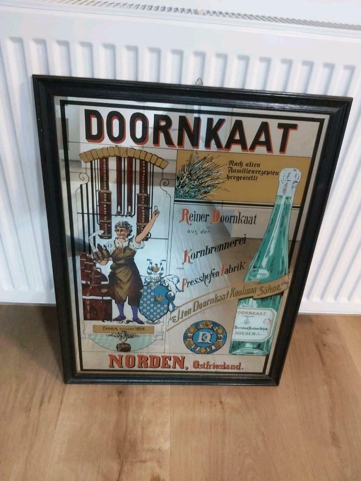 Doornkaat Spiegel Retro (Werbung) in Harsum