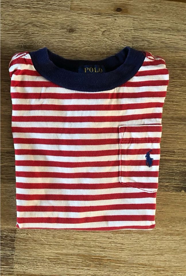 Polo Ralph Lauren T-Shirt Gr. 2T  92 rot/weiß in Hannover