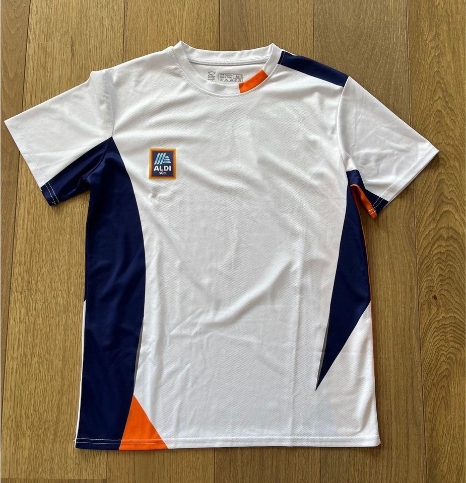 Aldi Süd Herren T-Shirt Fitness Shirt Trikot Gr.M weiß in Brackenheim