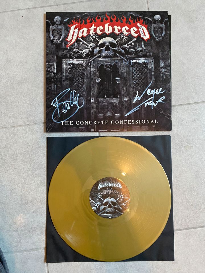 Hatebreed The Concrete Confessional Vinyl signiert / Autogramm in Algermissen