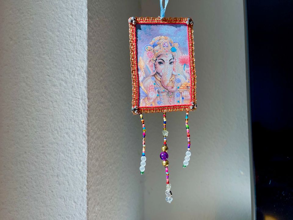 Ganesha Anhänger Hindu Gott deko Indien Ornament Geschenk Perlen in Düsseldorf