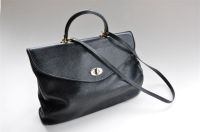 Ital. Damenhandtasche aus schwarzen Rindsleder (neuwertig) Nordrhein-Westfalen - Solingen Vorschau
