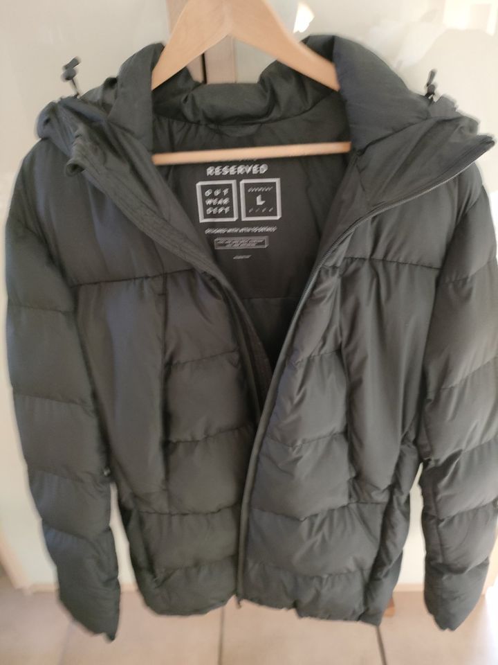 Modische+Leichte Herrenjacke Genuine outwear Gr. L, schwarz in Hespe