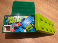 Eine große Kiste voller Lego Duplo mit Bauplatte Brandenburg - Dübrichen Vorschau