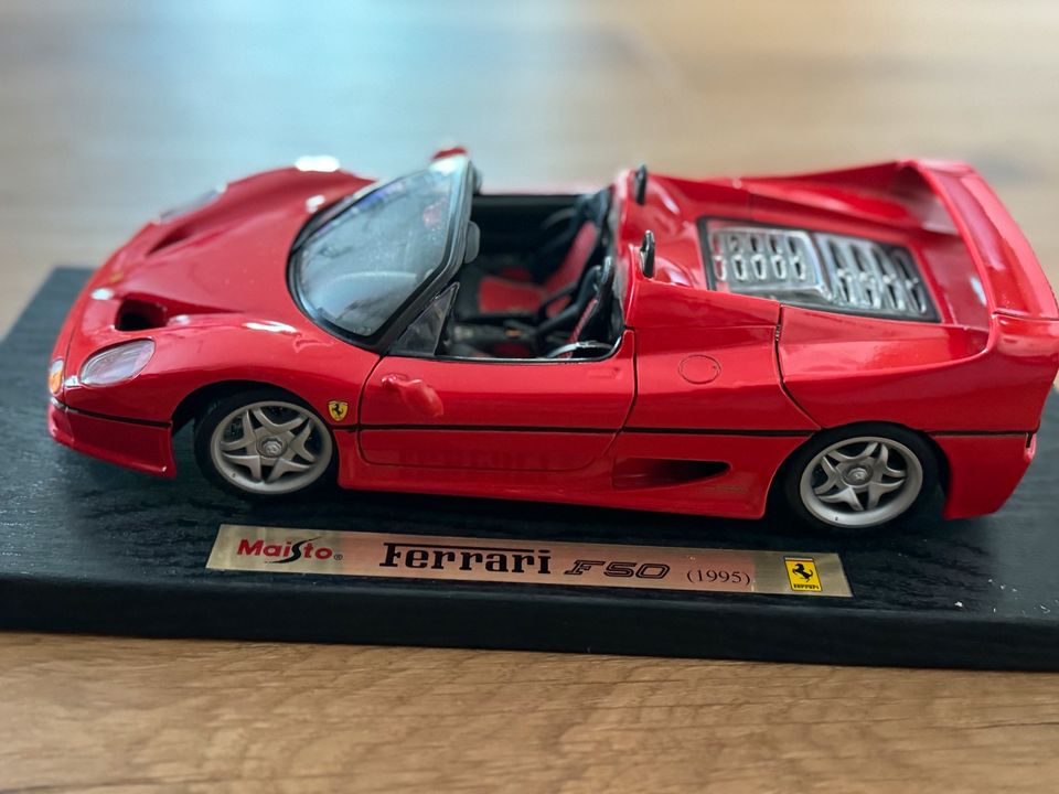 Ferrari F50 1995 Maisto mit Beleg Kaufhof in Offenbach