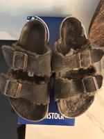 Birkenstock braun Wildleder Lammfell Gr.38 Schleswig-Holstein - Neumünster Vorschau