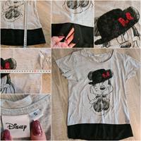 Disney mickey minnie tshirt, s/ 164 /  grau meliert pailetten Bayern - Langenzenn Vorschau