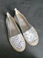 Espadrilles silber mit Pailletten Nordrhein-Westfalen - Marl Vorschau