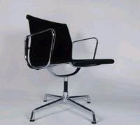 Vitra Charles Eames EA 108 Chair Hopsack drehbar Chrom schwarz Niedersachsen - Schüttorf Vorschau