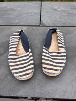 Slipper Strandschuh 40 blau beige Hessen - Eschwege Vorschau