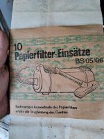 Filter DDR-Staubsauger BS05/06 neu original DDR Sachsen - Eibenstock Vorschau