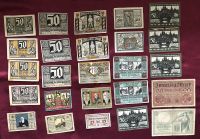 Banknoten, Notgeld: 25 alte Geldscheine 1906 bis 1921 Bayern - Kronach Vorschau