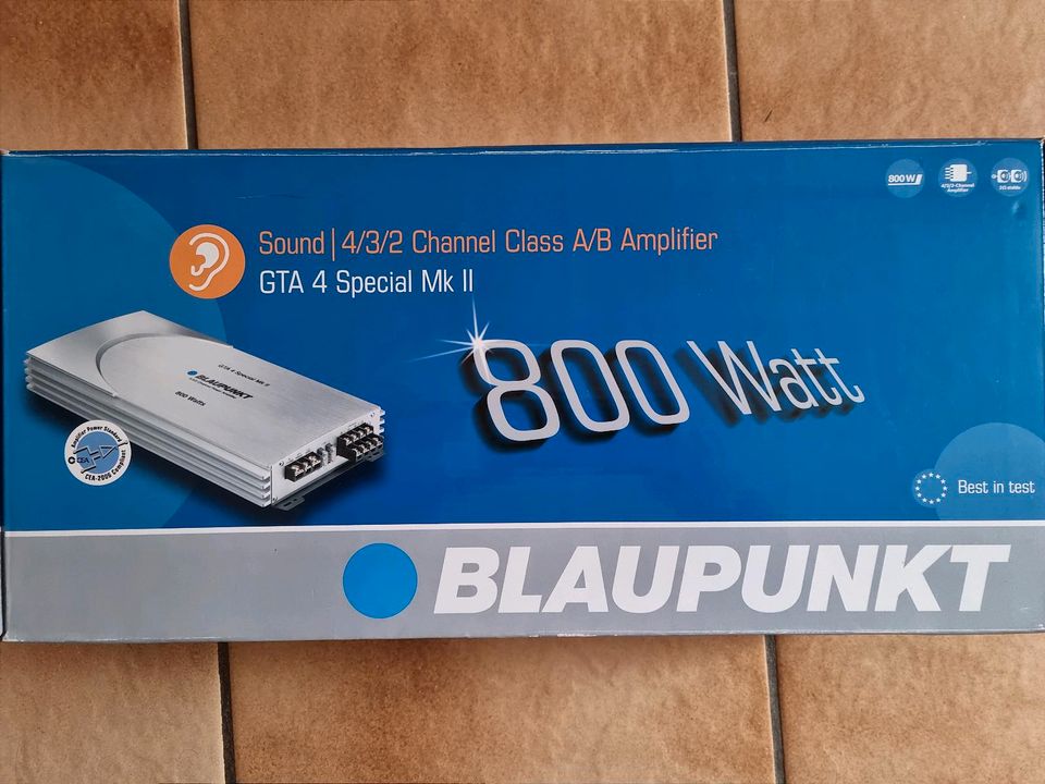 Verstärker von Blaupunkt 800 Watt in Kühbach