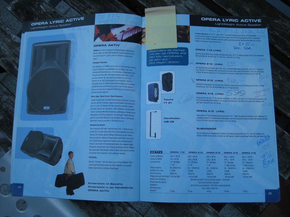 dB TECHNOLOGIES Katalog 2003, Professional Audio -Sammler ! in Bonn