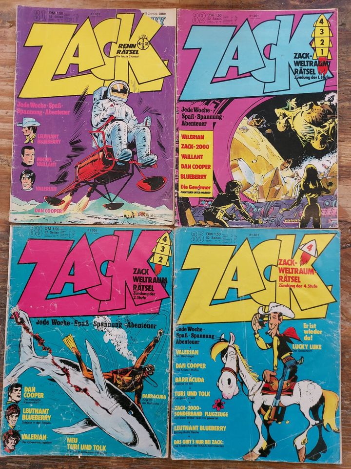 Zack Comics von 1973 Nr. 1-52 insgesamt 41 Stück /A9 in Bad Fallingbostel