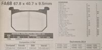 Bremsbeläge EBC FA68 neu und OVP Kawasaki Z & GPZ Wuppertal - Heckinghausen Vorschau