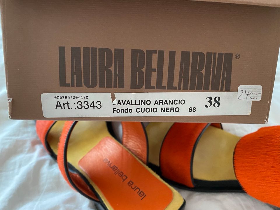 Laura Bellariva Pferdehaar Sandalen 38 YSL Louis Ralph Kors Ash in Köln