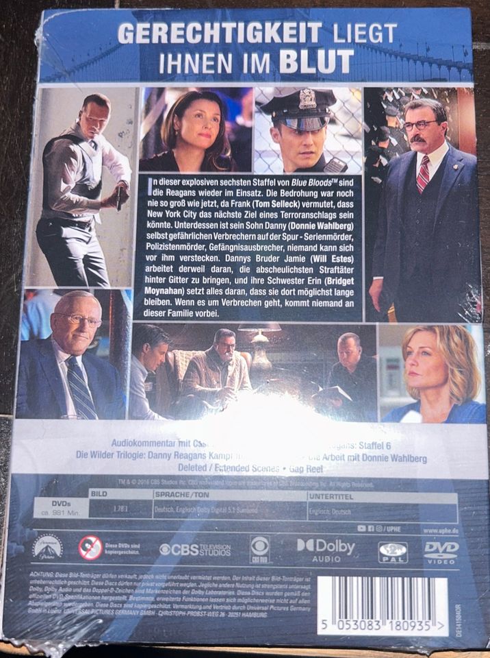 Blue Bloods - Staffel / Season 6 der Kult-Serie DVD 2022 NEU+OVP in Schönefeld