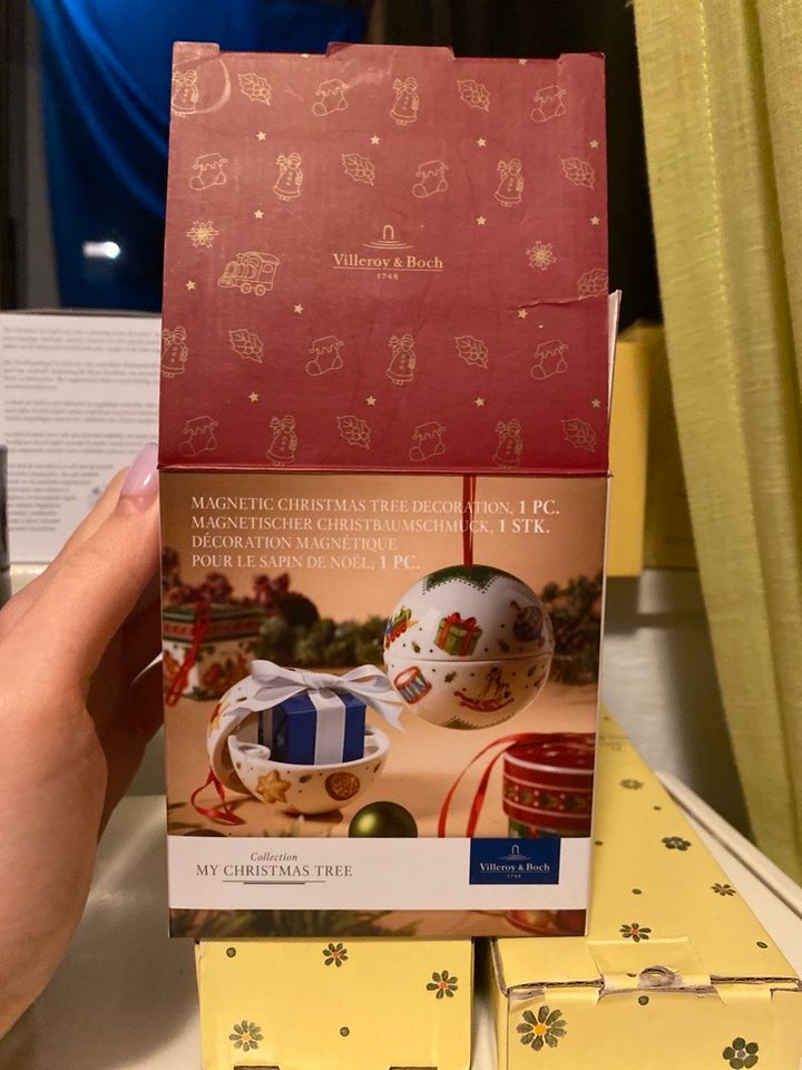 Magnetische Christbaumkugel Villeroy & Boch in Nürnberg (Mittelfr)