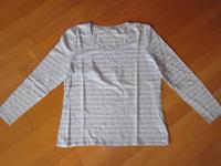 Shirt Langarm Streifen hellblau Baumwolle Gr. L Schleswig-Holstein - Trittau Vorschau