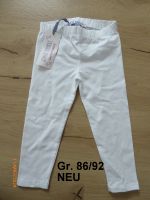 NEU weiße Leggings in gr. 86/92 enfant terrible Nordrhein-Westfalen - Möhnesee Vorschau