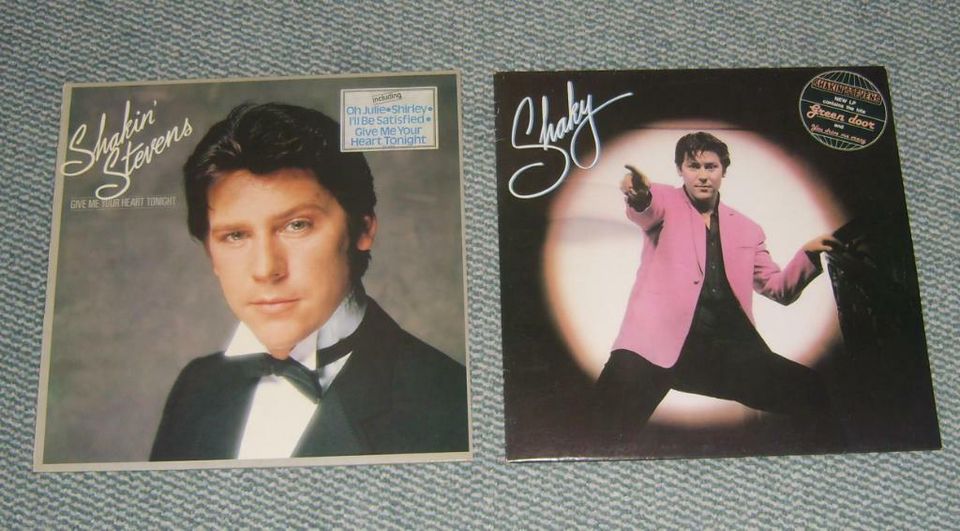 Shakin Stevens LP Vinyl Schallplatte 80er   Preis für beide LPs in Röthenbach